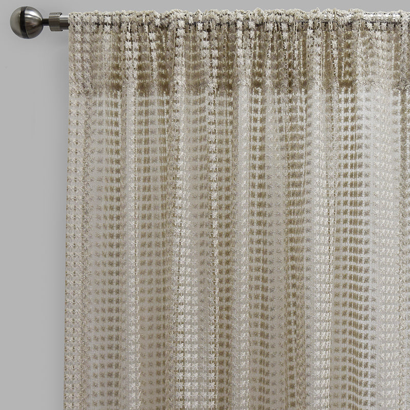 Clover Curtain Panels | Net-Like Sheer