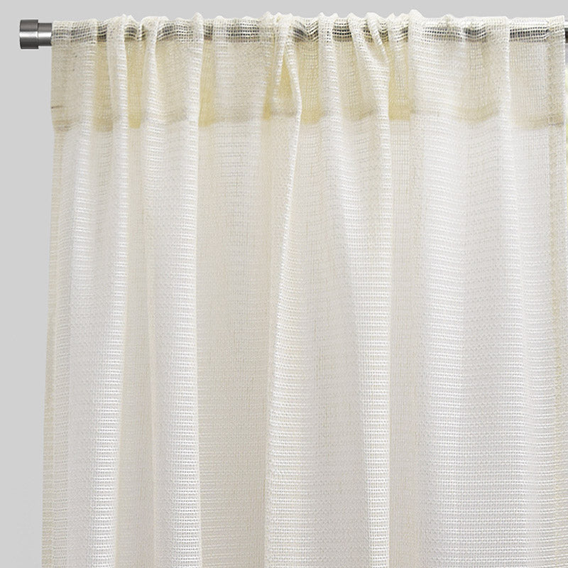 Ruby Curtain Panels | Striped Sheer