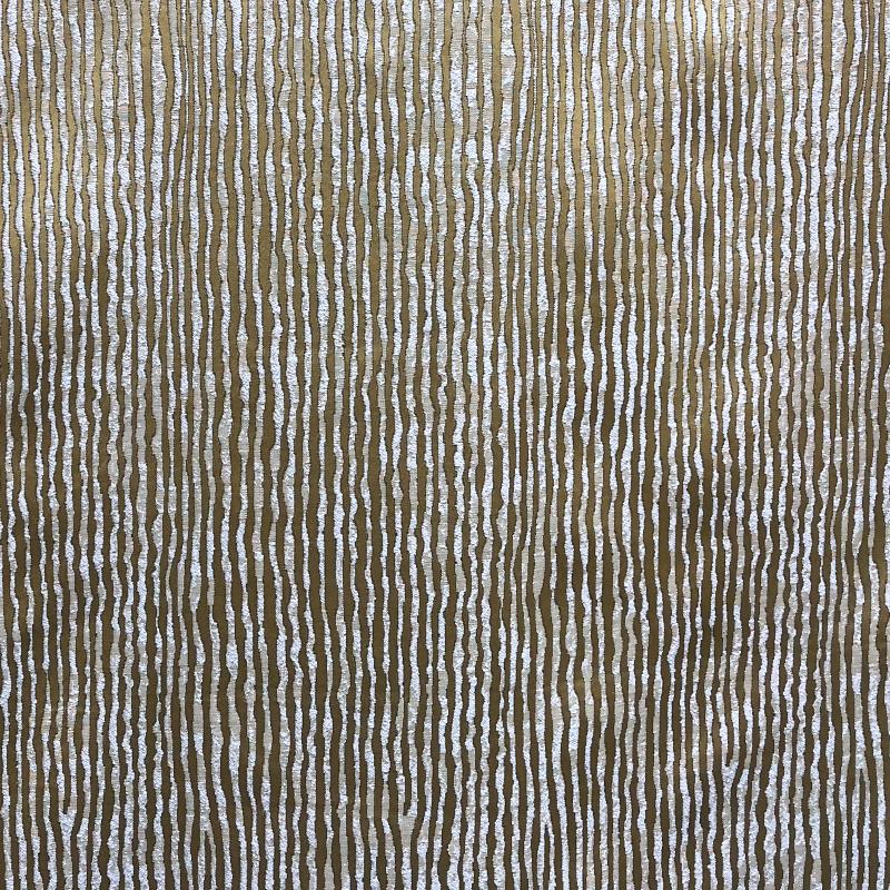 Elizabeth Fabric | Textured Striped Faux Silk