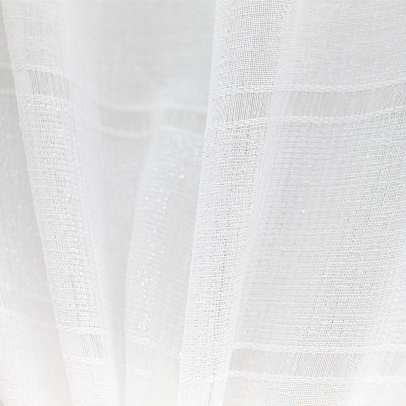 Odessa Fabric | Striped Metallic Sheer