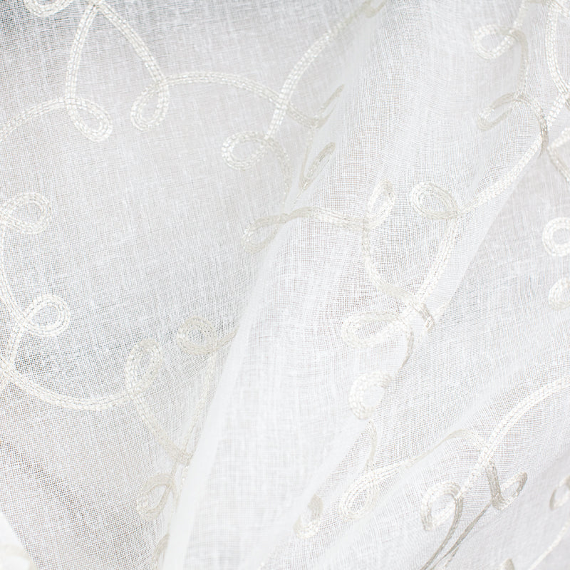 Embroidered Sheer Fabric