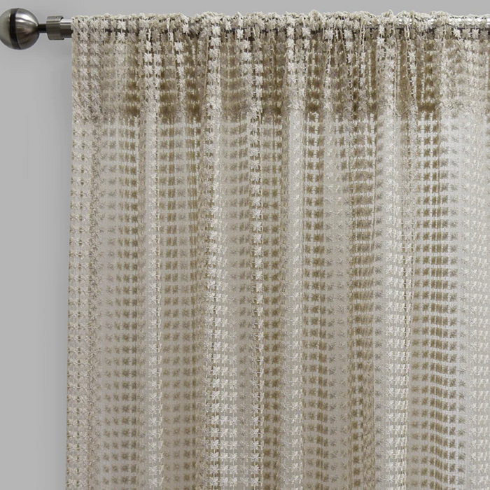 Sheer Net-Like Fabric For Drapery
