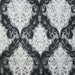 Adriana Fabric in color black is a Two-Toned Damask Chenille Fabric good for Upholstery Fabric