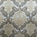 Adriana Fabric in color Taupe is a Two-Toned Damask Chenille Fabric pattern good for Upholstery Fabric