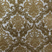 Adriana Fabric in color Brass is a Two-Toned Damask Chenille Fabric pattern good for Upholstery Fabric
