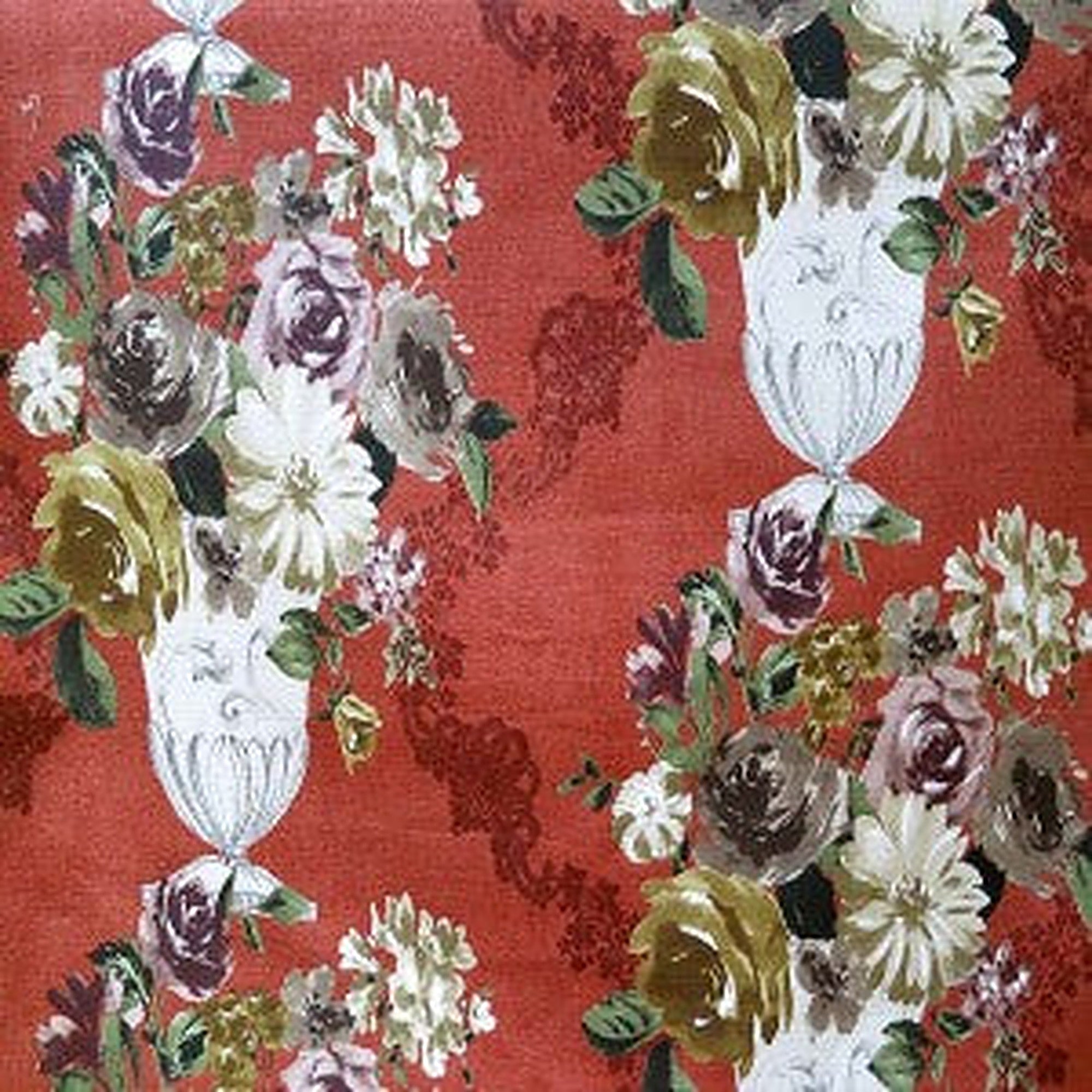 Agasee Fabric | Floral Traditional Fabric | Drapery & Curtain Fabric And Upholstery Fabric