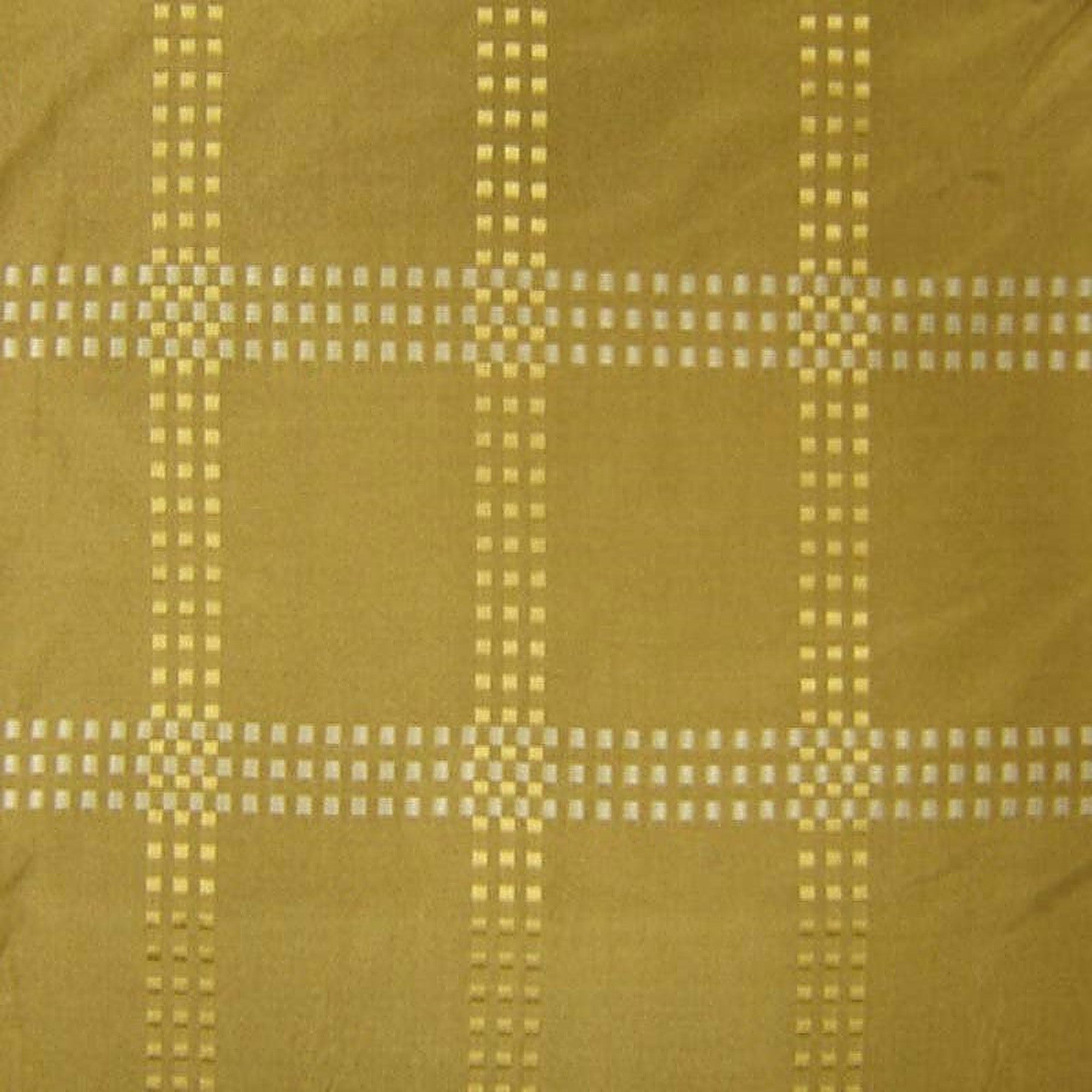 Alana Fabric in color Basil is a Dotted Square Silk Fabric pattern good for Drapery & Curtain Fabric