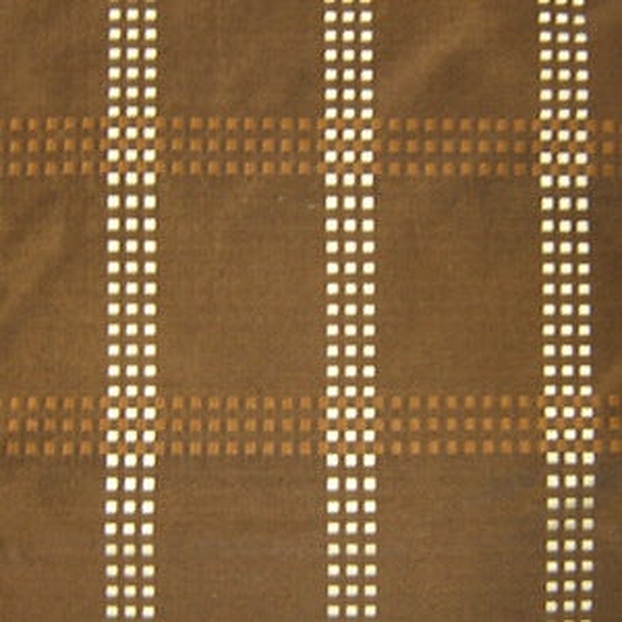 Alana Fabric in color Chestnut is a Dotted Square Silk Fabric pattern good for Drapery & Curtain Fabric