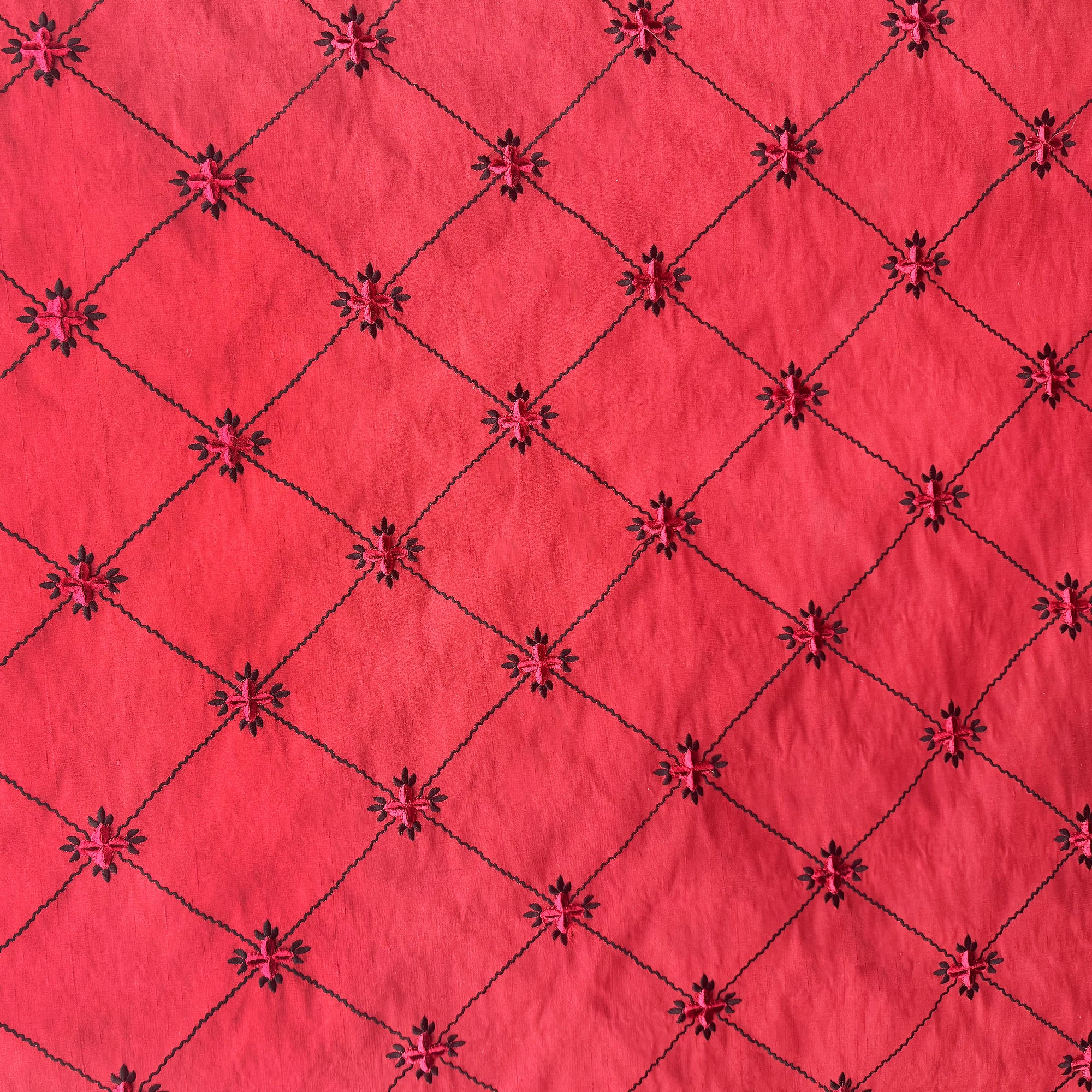 Alicia Fabric | Diamond Floral Velvet Fabric | Drapery & Curtain Fabric