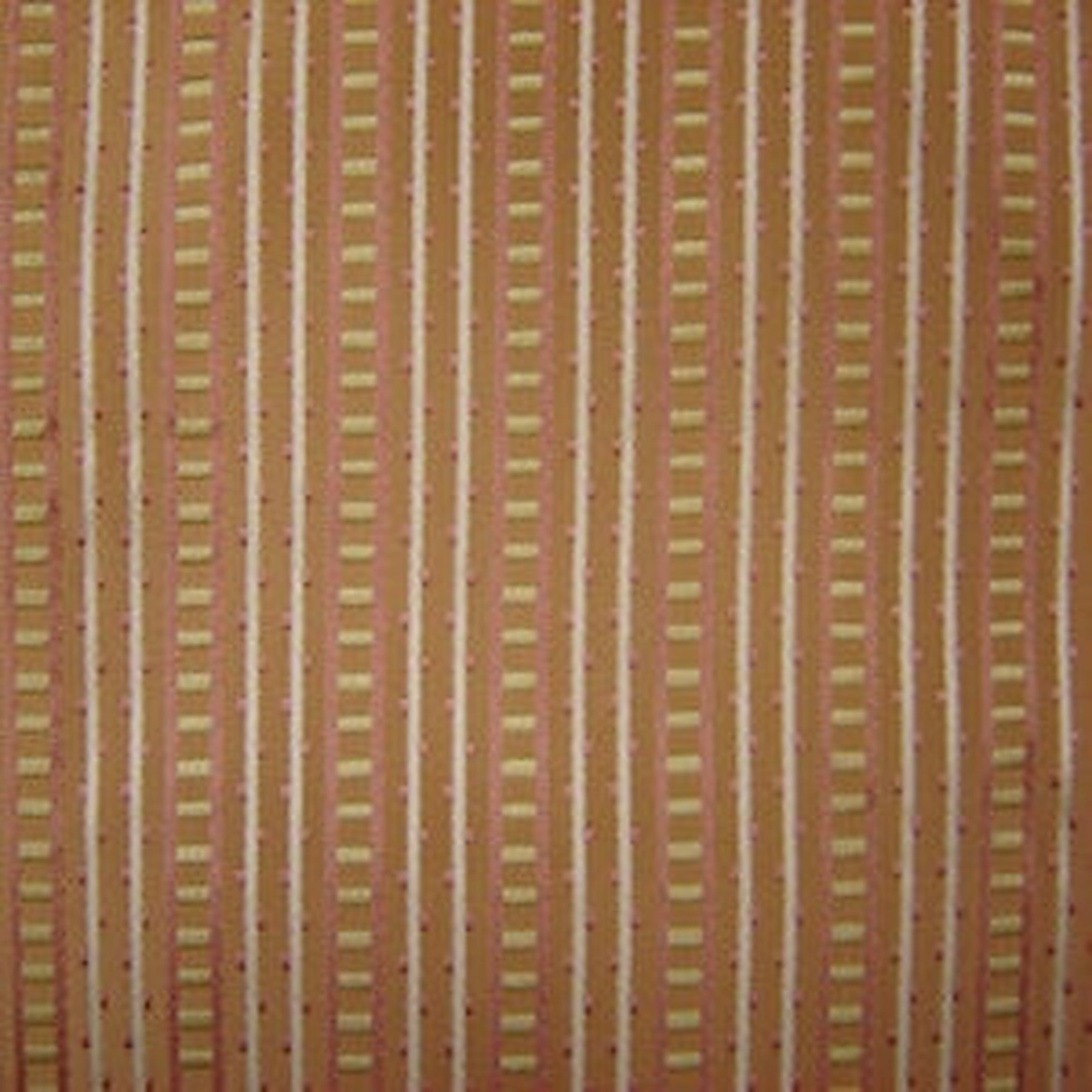 Allure Fabric in color Coral is a Striped Two-Toned Silk Fabric good for Drapery & Curtain Fabric