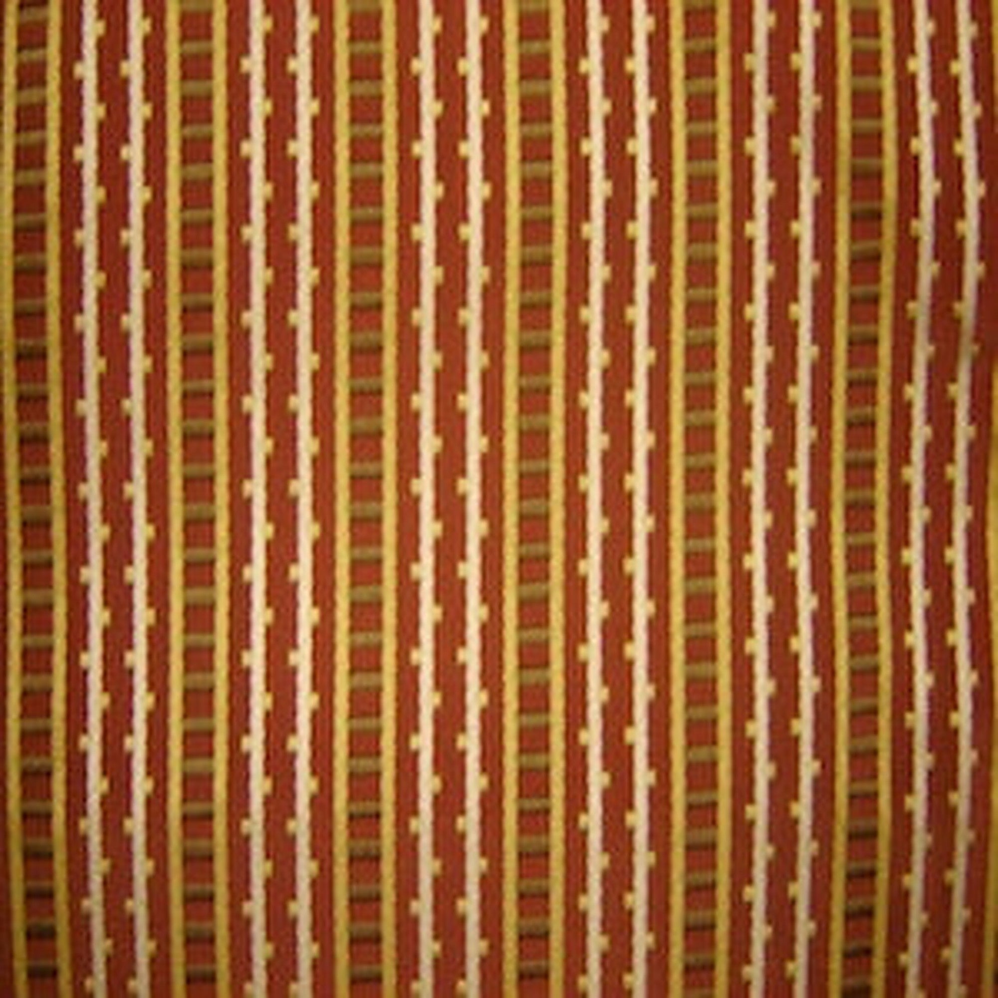 Allure Fabric in color Spice is a Striped Two-Toned Silk Fabric good for Drapery & Curtain Fabric