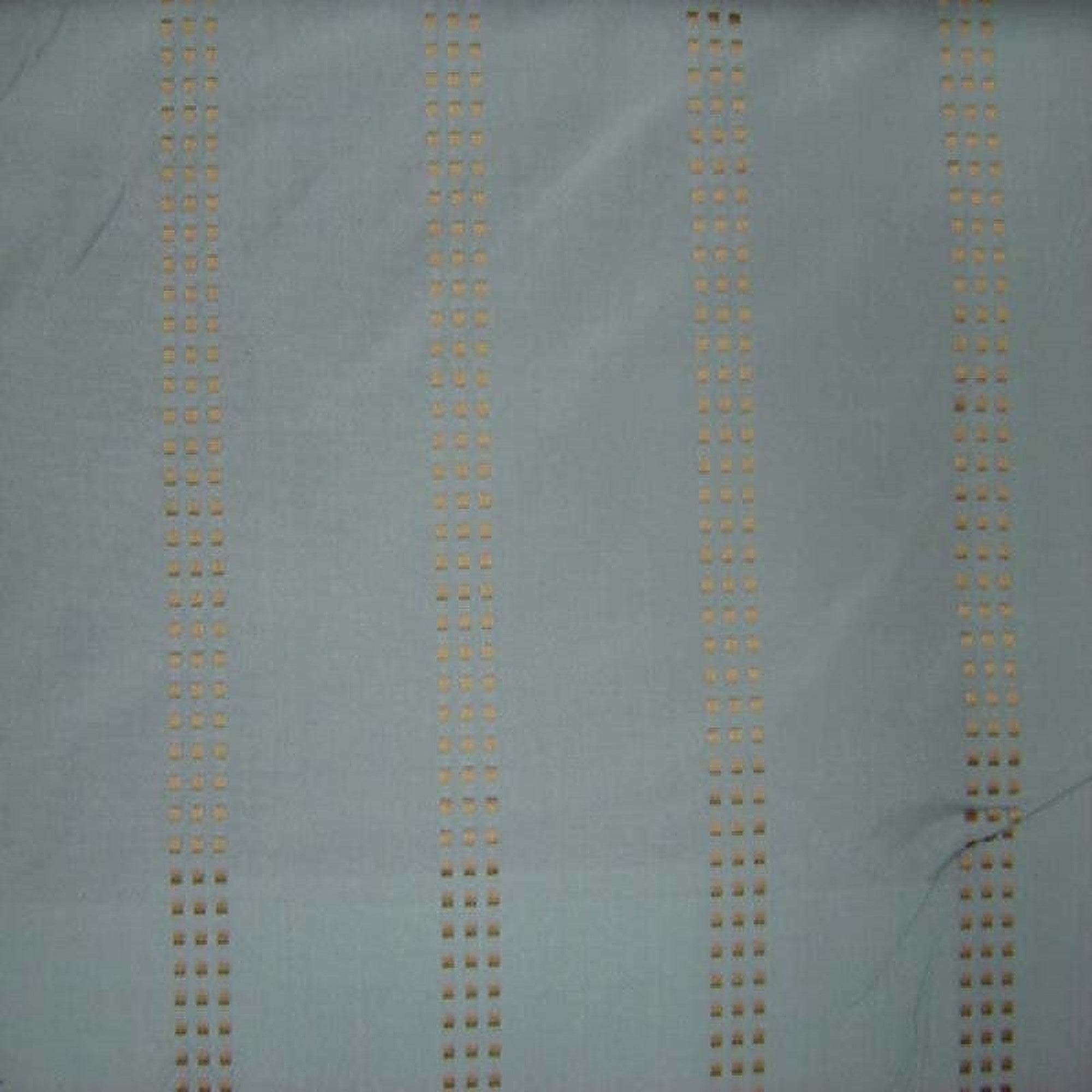 Astra Fabric in color Aqua is a Dotted Squared Stripe Silk Fabric pattern good for Drapery & Curtain Fabric