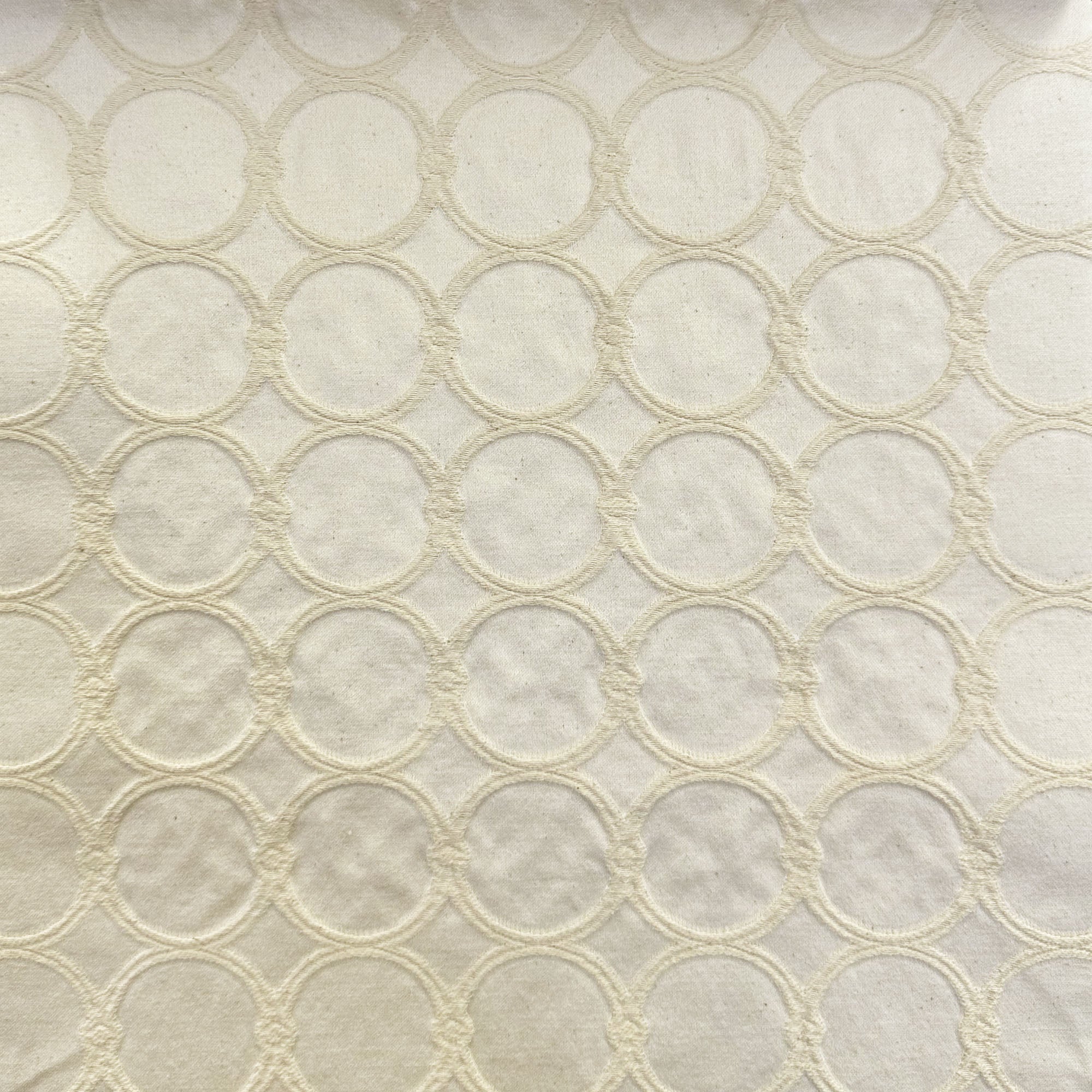 Bass Fabric | Embossed Circular Pattern