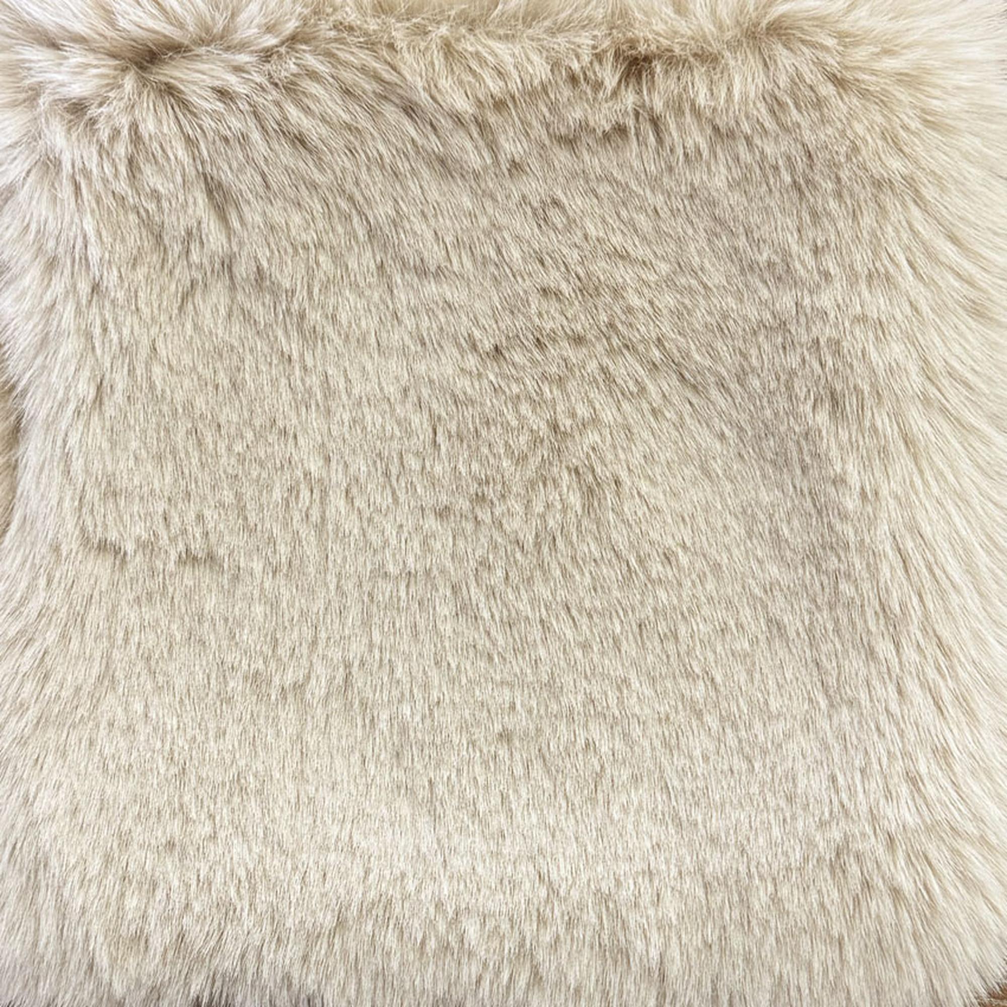 Bear fabric in color Pewter showcasing fabric extremely soft faux bear-like fabric upholstery fabric.