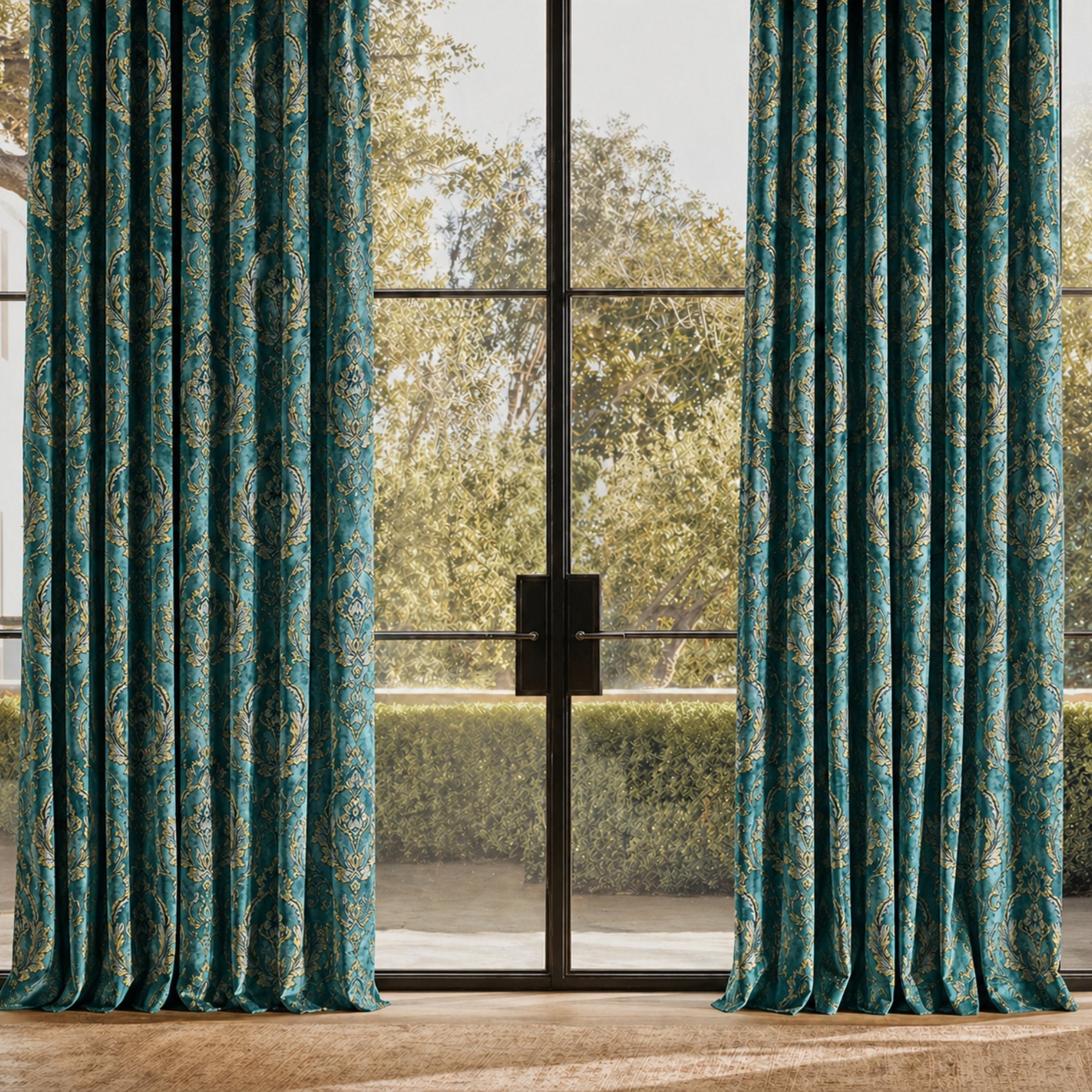 Beatrice Fabric | Damask Cut Velvet Fabric | Drapery & Curtain Fabric and Upholstery Fabric
