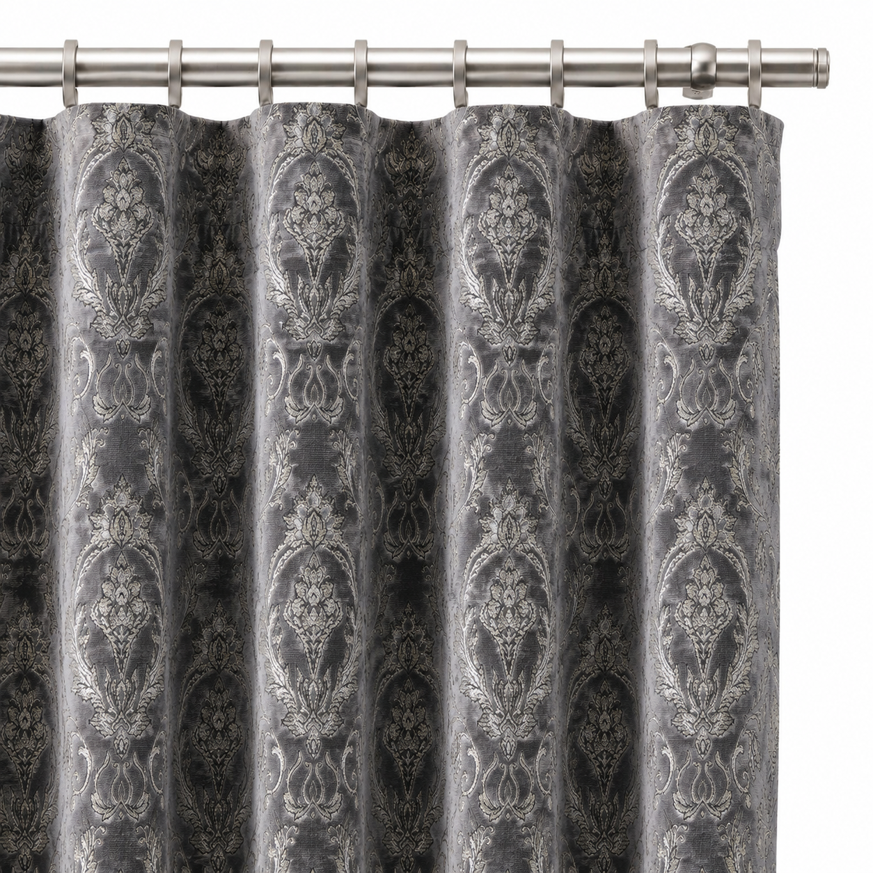 Beatrice Fabric | Damask Cut Velvet Fabric | Drapery & Curtain Fabric and Upholstery Fabric