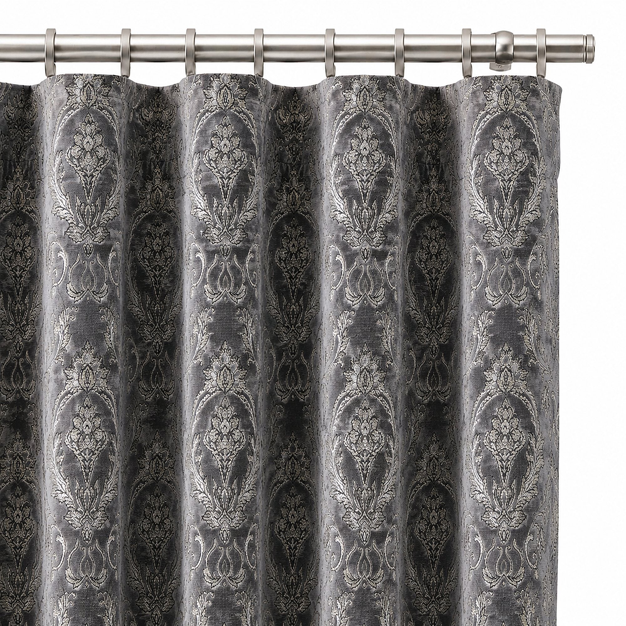 Beatrice Fabric | Damask Cut Velvet Fabric | Drapery & Curtain Fabric and Upholstery Fabric