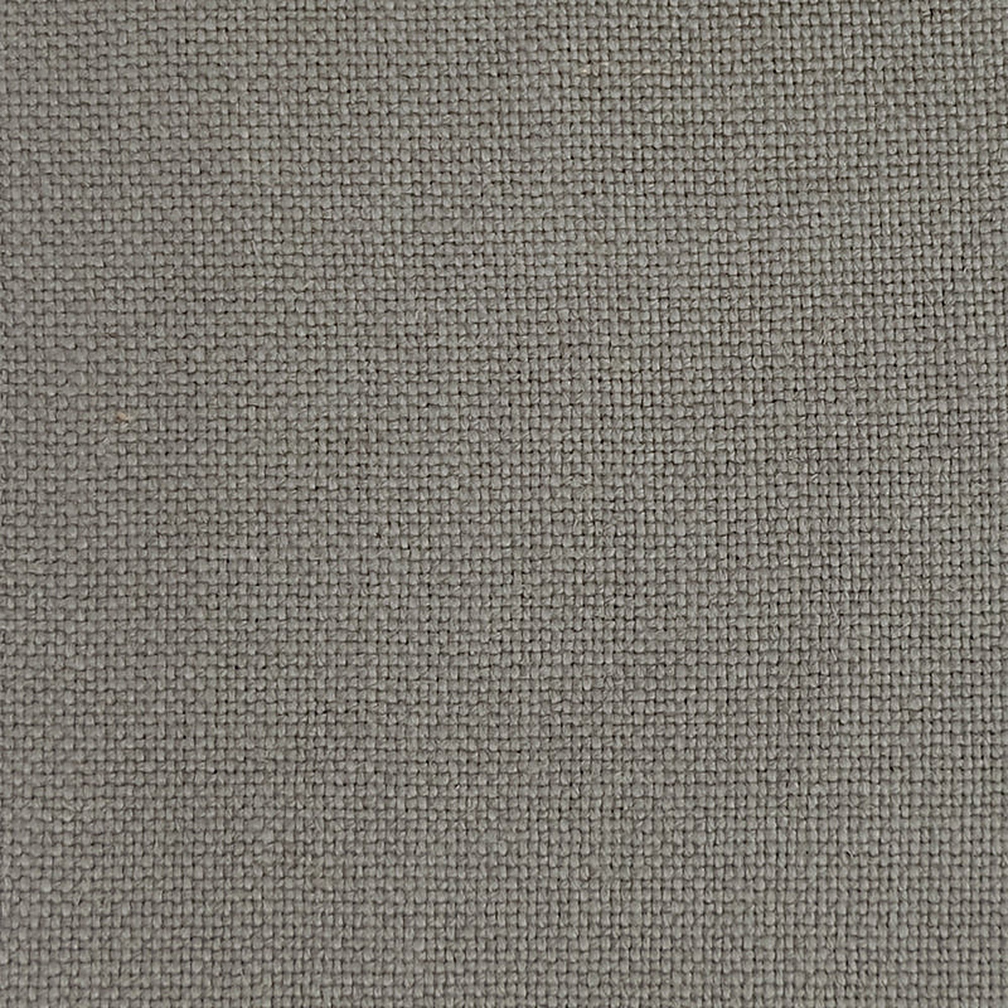 Bianche fabric in color Gray showcasing fabric solid 100% linen upholstery fabric & drapery & curtain fabric.