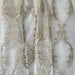 Broadway Fabric in color White is a Metallic Damask Sheer Fabric that is good for Drapery & Curtain Fabric