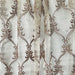 Broadway Fabric in color Brass is a Metallic Damask Sheer Fabric that is good for Drapery & Curtain Fabric