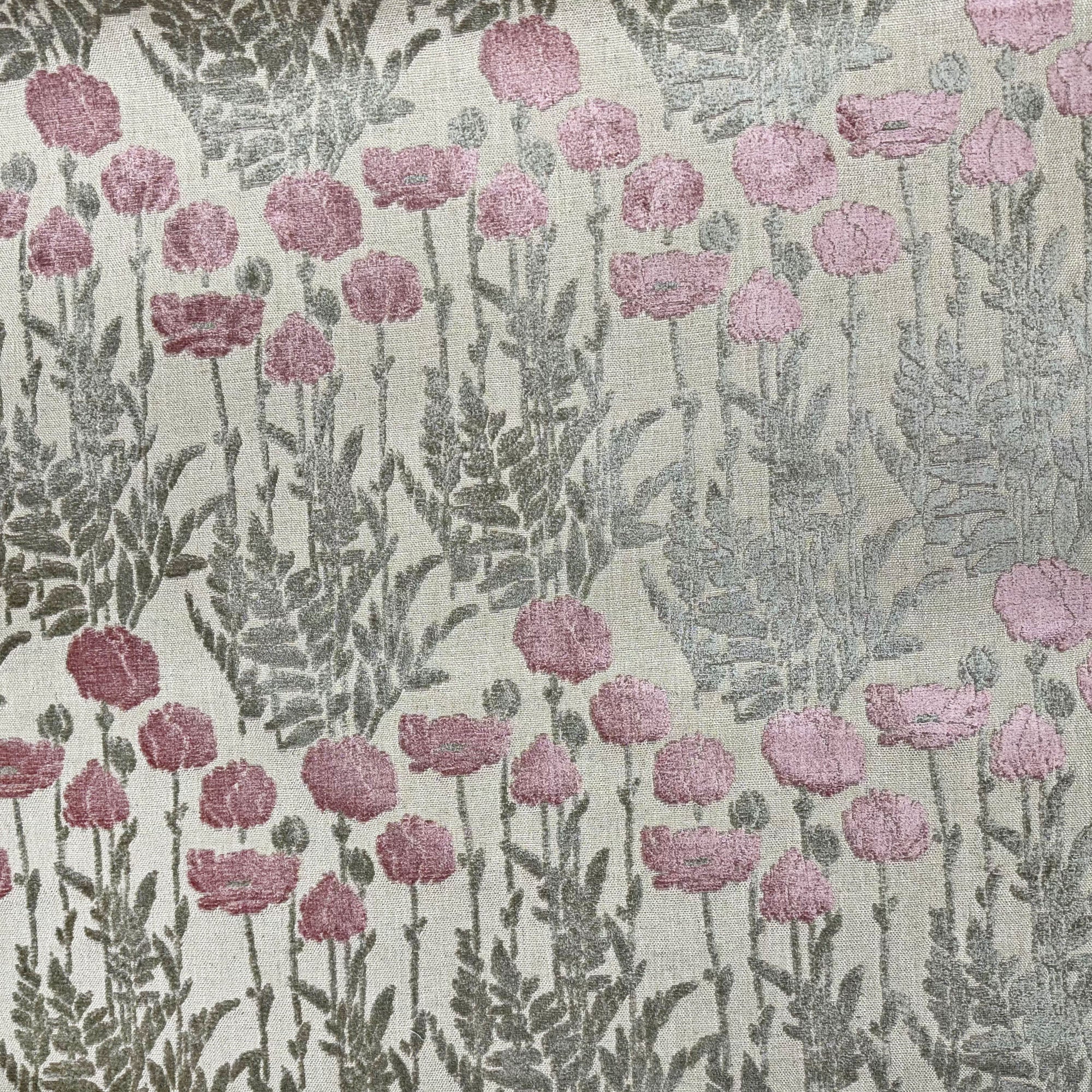 Camelia Fabric | Floral Cut Velvet