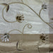 Caroline Fabric in color Wheat is an Embroidered Floral Silk Fabric that is good for Drapery & Curtain Fabric