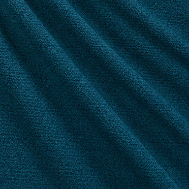 Castro Fabric in color Azure that has a wavy look is a Solid Bouclé Fabric that is good for Drapery & Curtain Fabric and Upholstery Fabric
