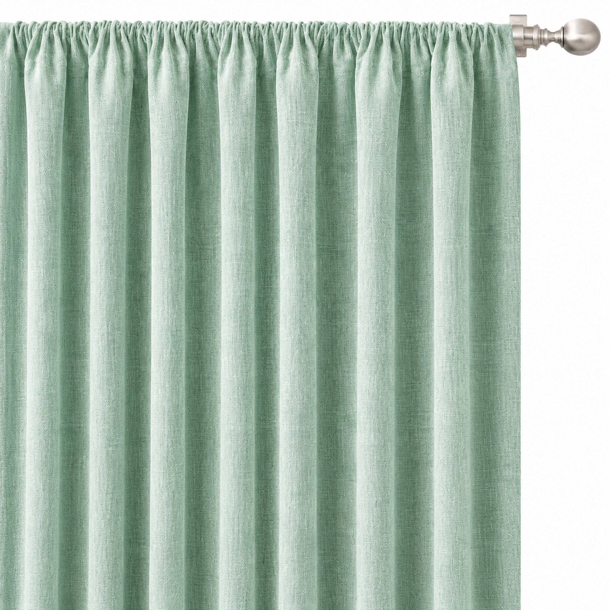 Champion Fabric | Solid Linen Look Sheer Fabric | Drapery & Curtain Fabric