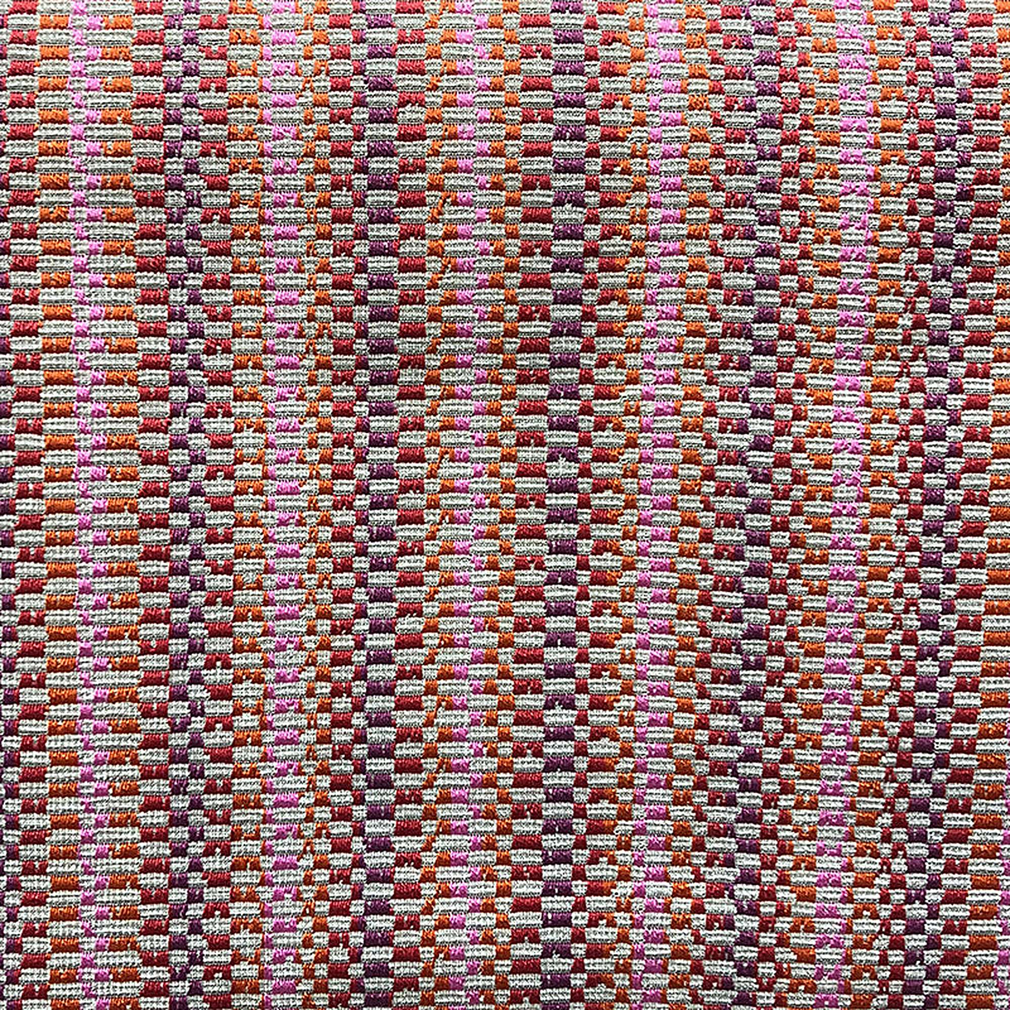 Circus Fabric in color Coral is a Striped Abstract Pattern Fabric pattern good for Drapery & Curtain Fabric and Upholstery Fabric
