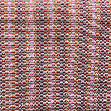 Circus Fabric in color Coral is a Striped Abstract Pattern Fabric pattern good for Drapery & Curtain Fabric and Upholstery Fabric