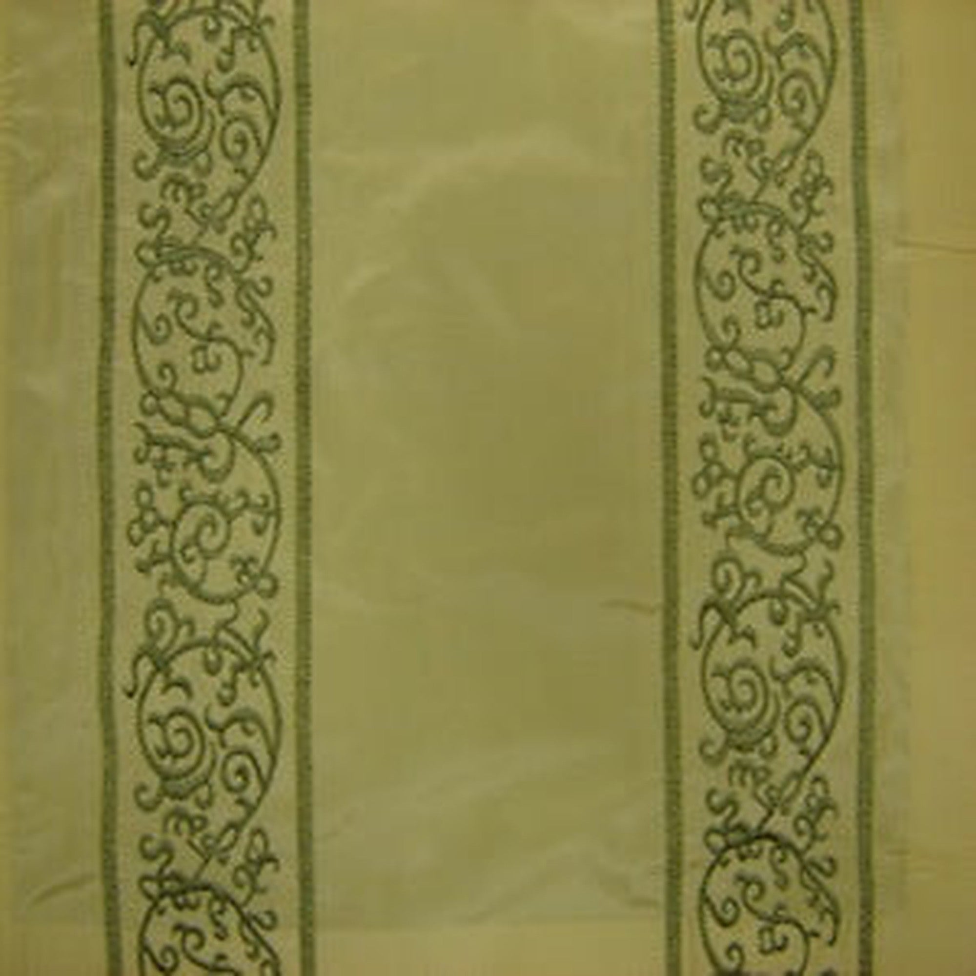 Claudette Fabric in color Ceylon is a Traditional Stripe Embroidery Silk Fabric pattern good for Drapery & Curtain Fabric