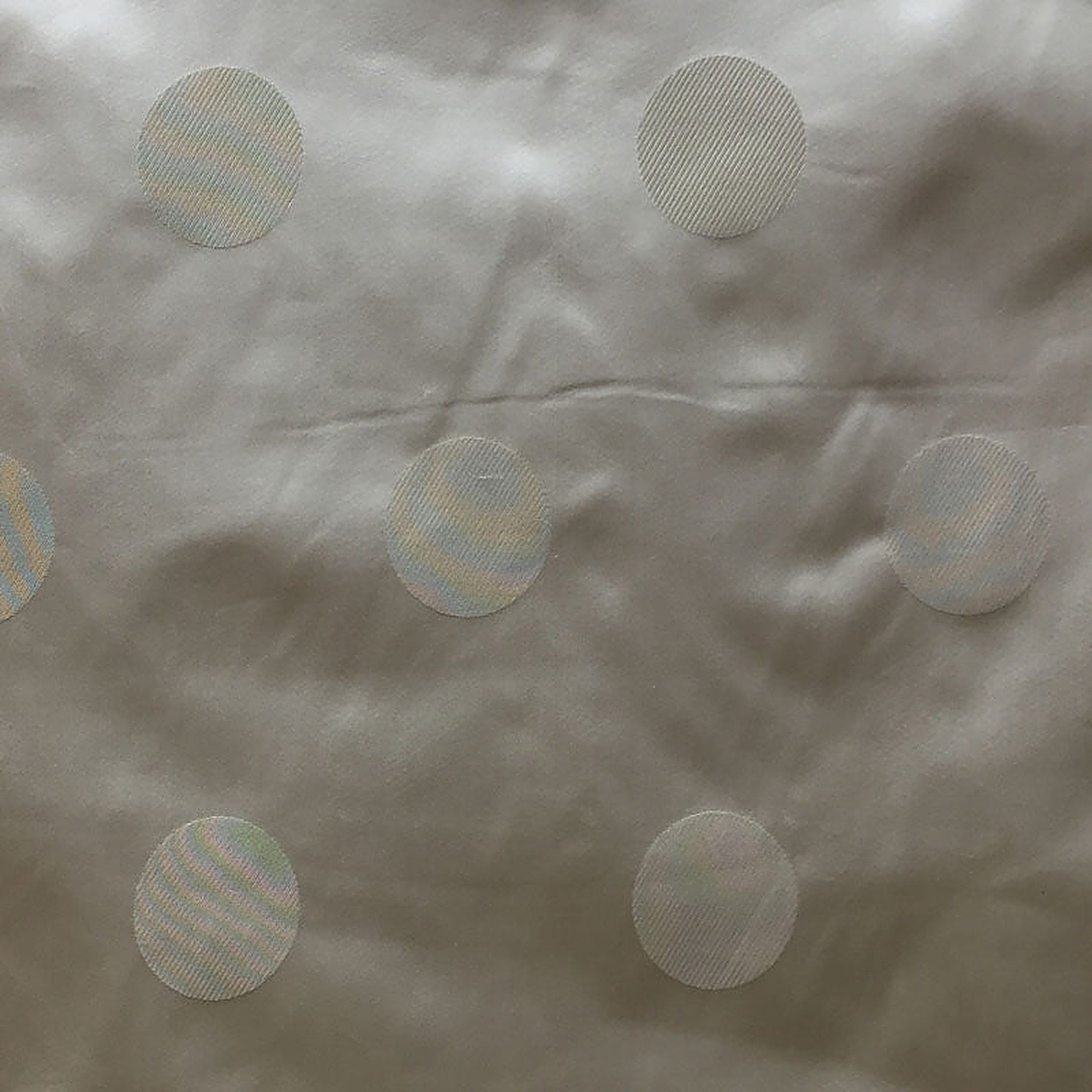 Contempo Fabric in color Latte is a Two-Toned Dotted Silk Fabric pattern good for Drapery & Curtain Fabric
