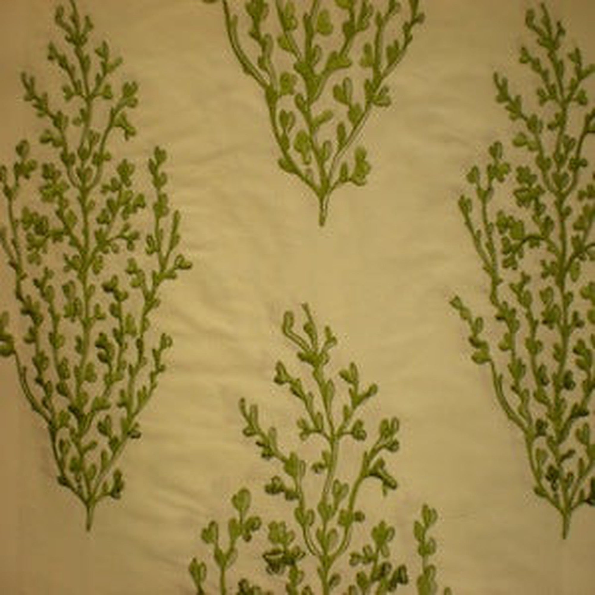 Cora Fabric in color White/Black is a Floral Embroidered Silk Fabric pattern good for Drapery & Curtain Fabric