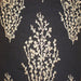 Cora Fabric in color Navy is a Floral Embroidered Silk Fabric pattern good for Drapery & Curtain Fabric