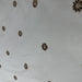 Dakota Fabric in color Oyster is a Floral Dotted Embroidered Silk Fabric that is good for Drapery & Curtain Fabric