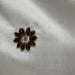 Dakota Fabric in color Oyster is a Floral Dotted Embroidered Silk Fabric that is good for Drapery & Curtain Fabric