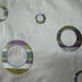 Disco Fabric in color Viola is a Multi-Colored Circle Silk Fabric that is good for Drapery & Curtain Fabric