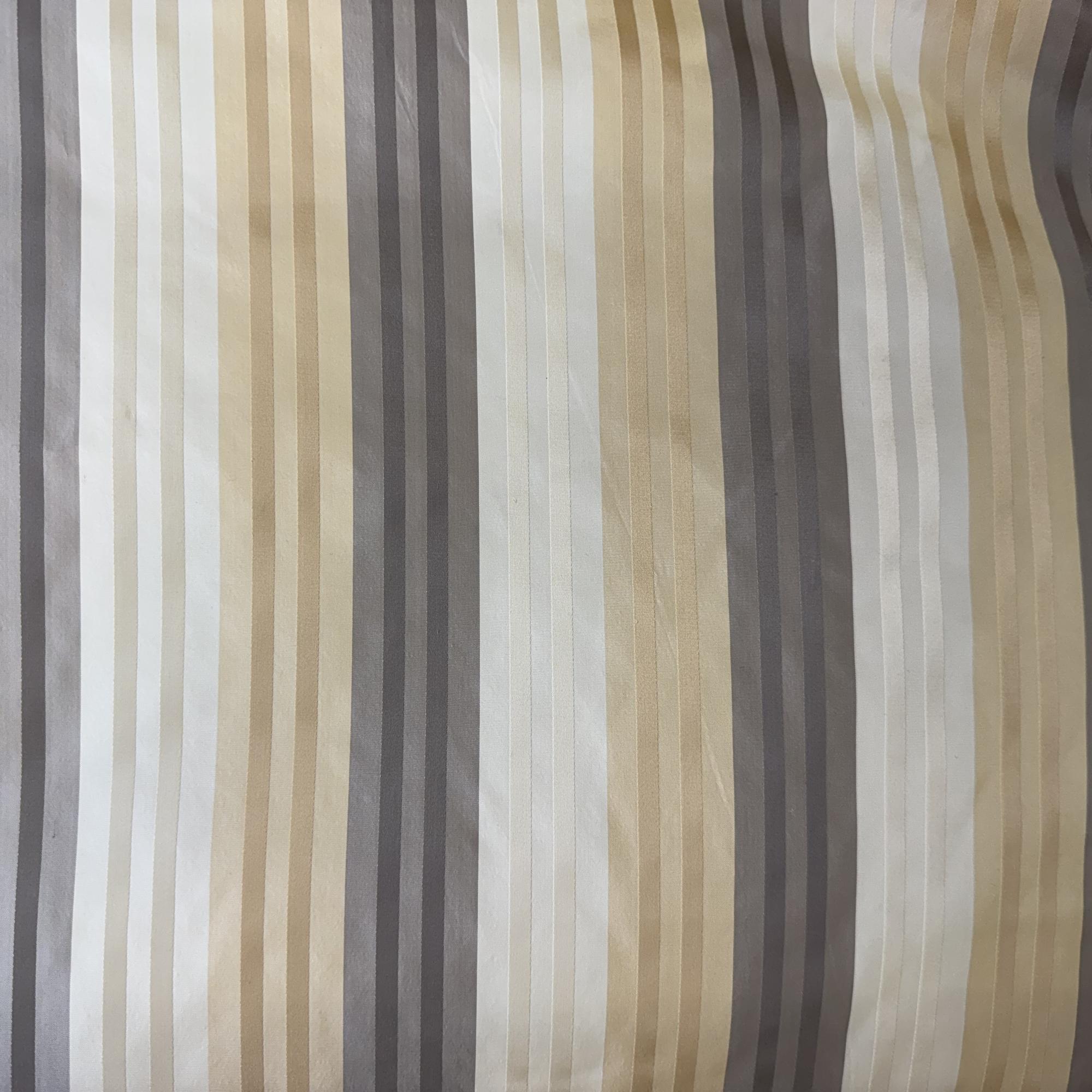 Discreet Fabric | Multi-Colored Stripe Silk Fabric | Drapery & Curtain Fabric