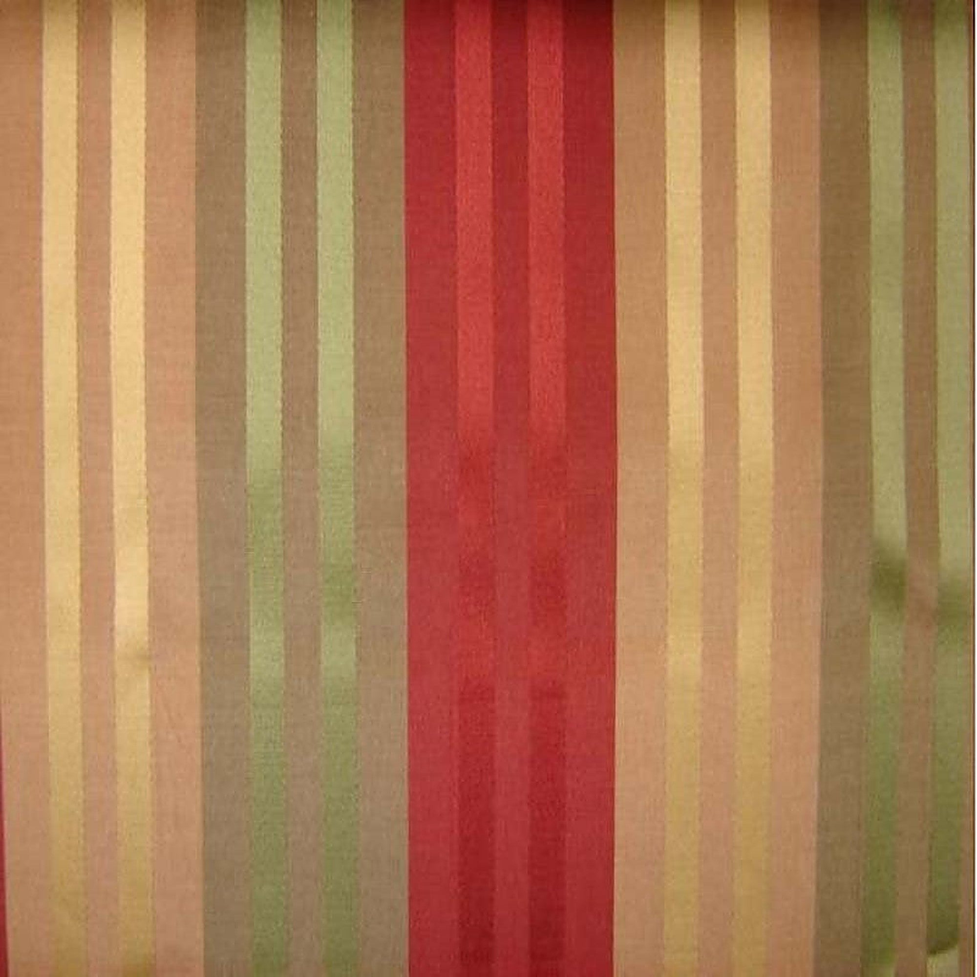 Discreet Fabric in color Woodmoss is a Multi-Colored Stripe Silk Fabric pattern good for Drapery & Curtain Fabric