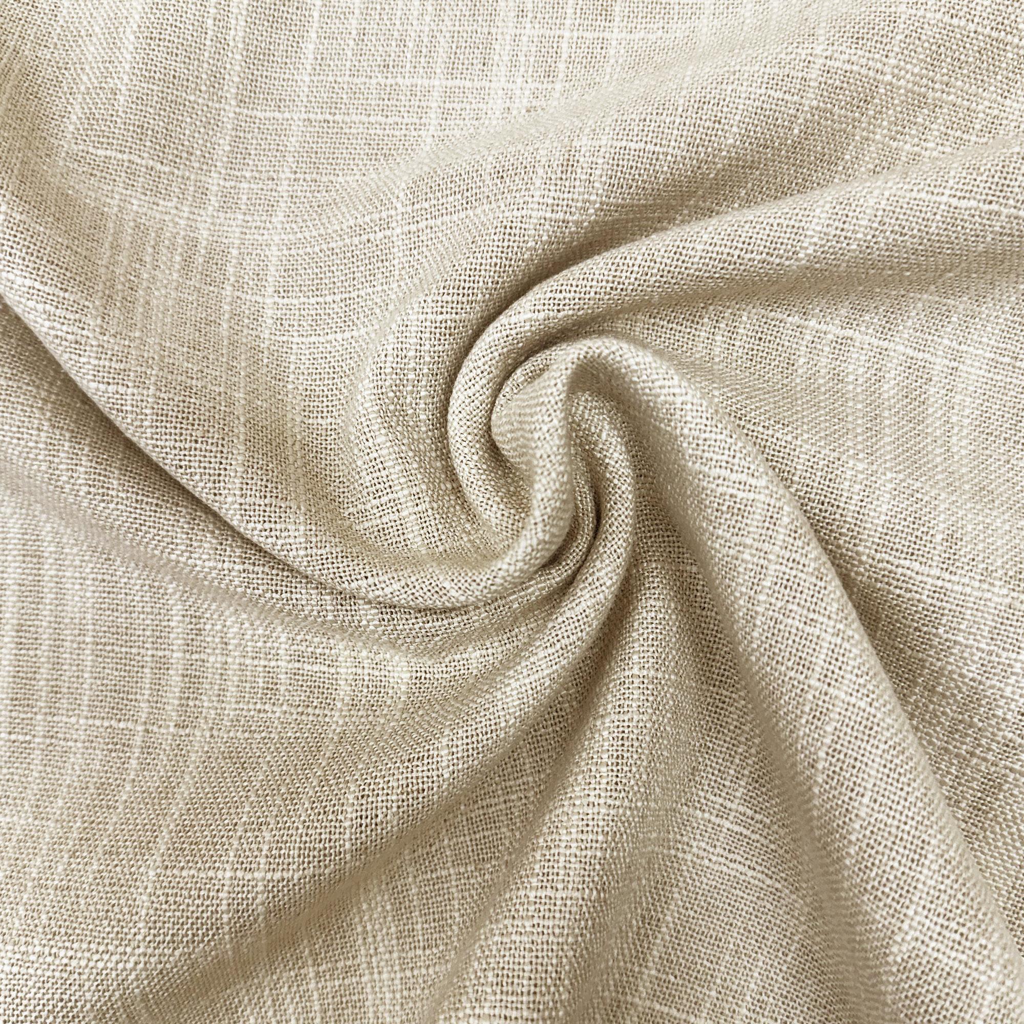 Drome Fabric in color Linen is a Solid Sheer Fabric that is good for Drapery & Curtain Fabric