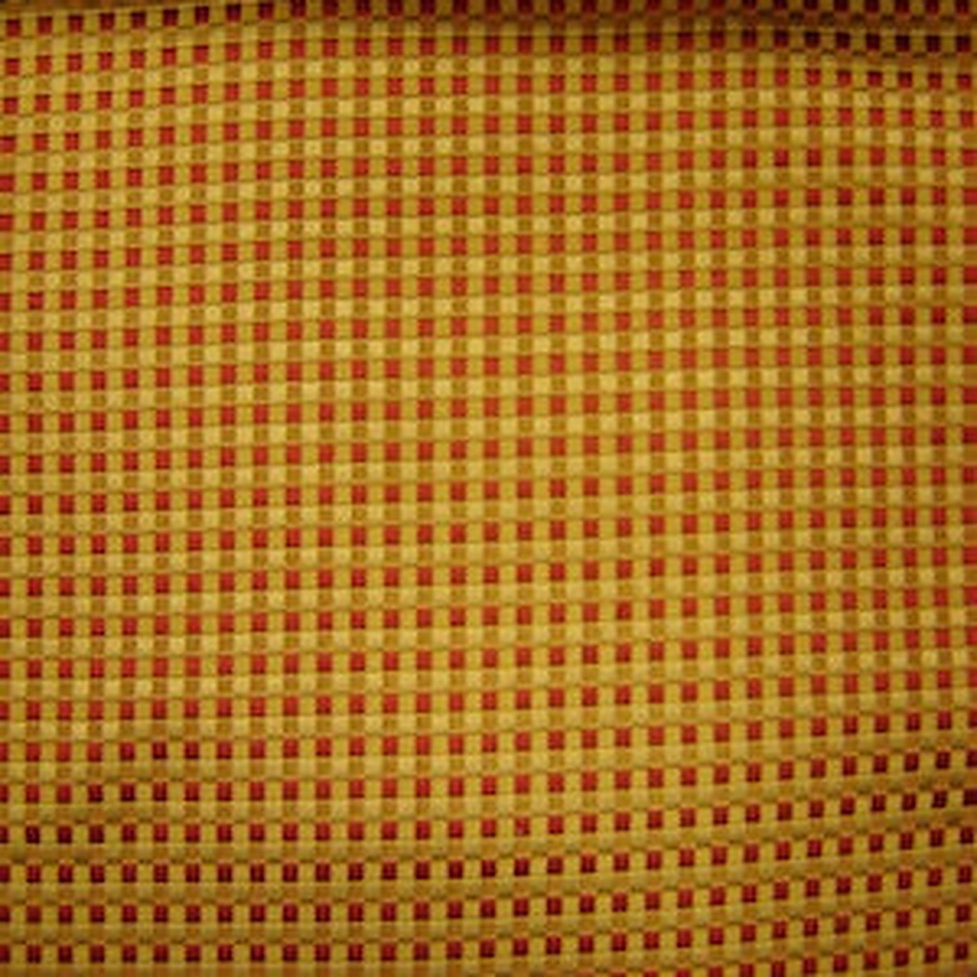 Dunay Fabric in color Paprika is a Basketweave Modern Geometric Silk Fabric pattern good for Drapery & Curtain Fabric