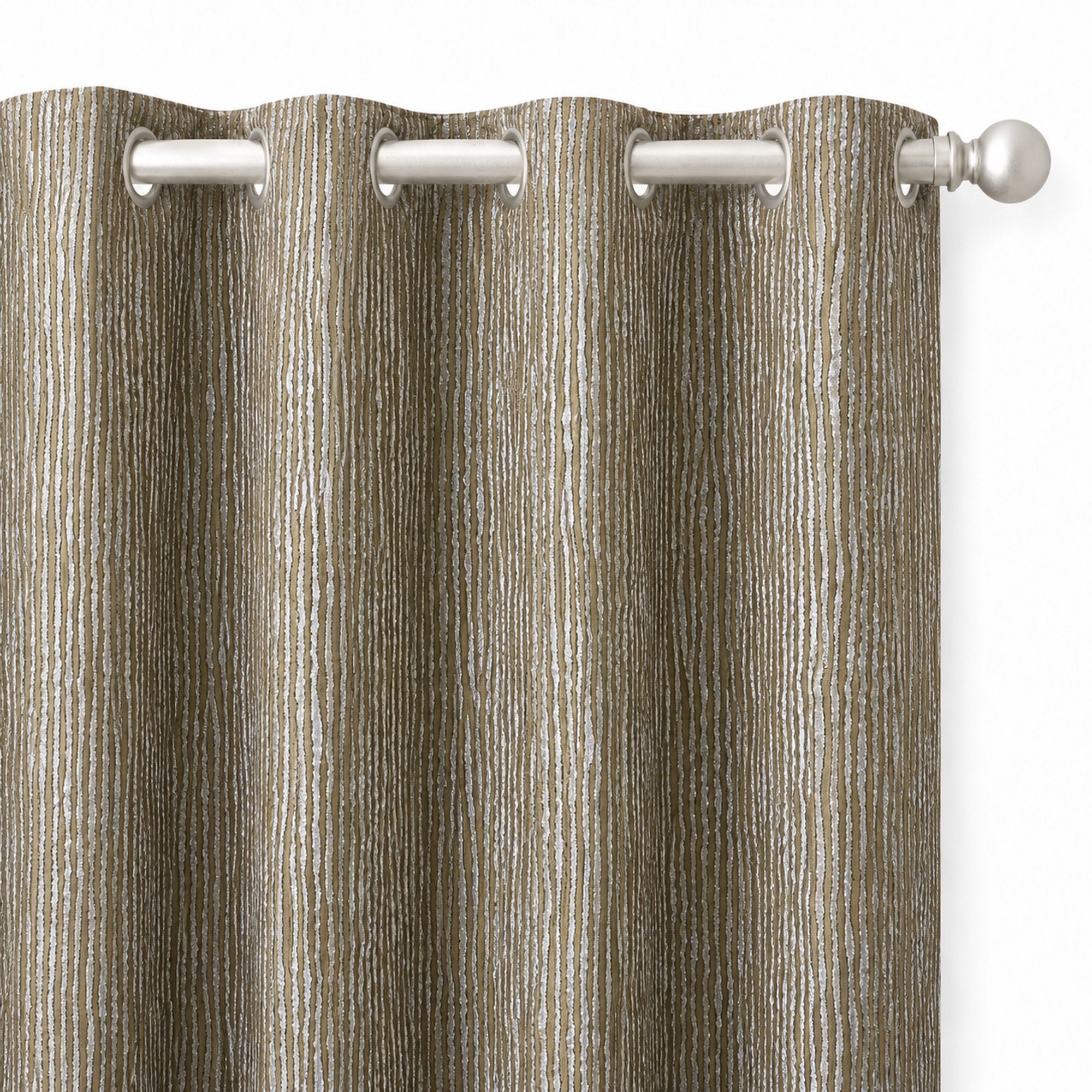 Elizabeth Fabric | Textured Striped Faux Silk Fabric | Drapery & Curtain Fabric