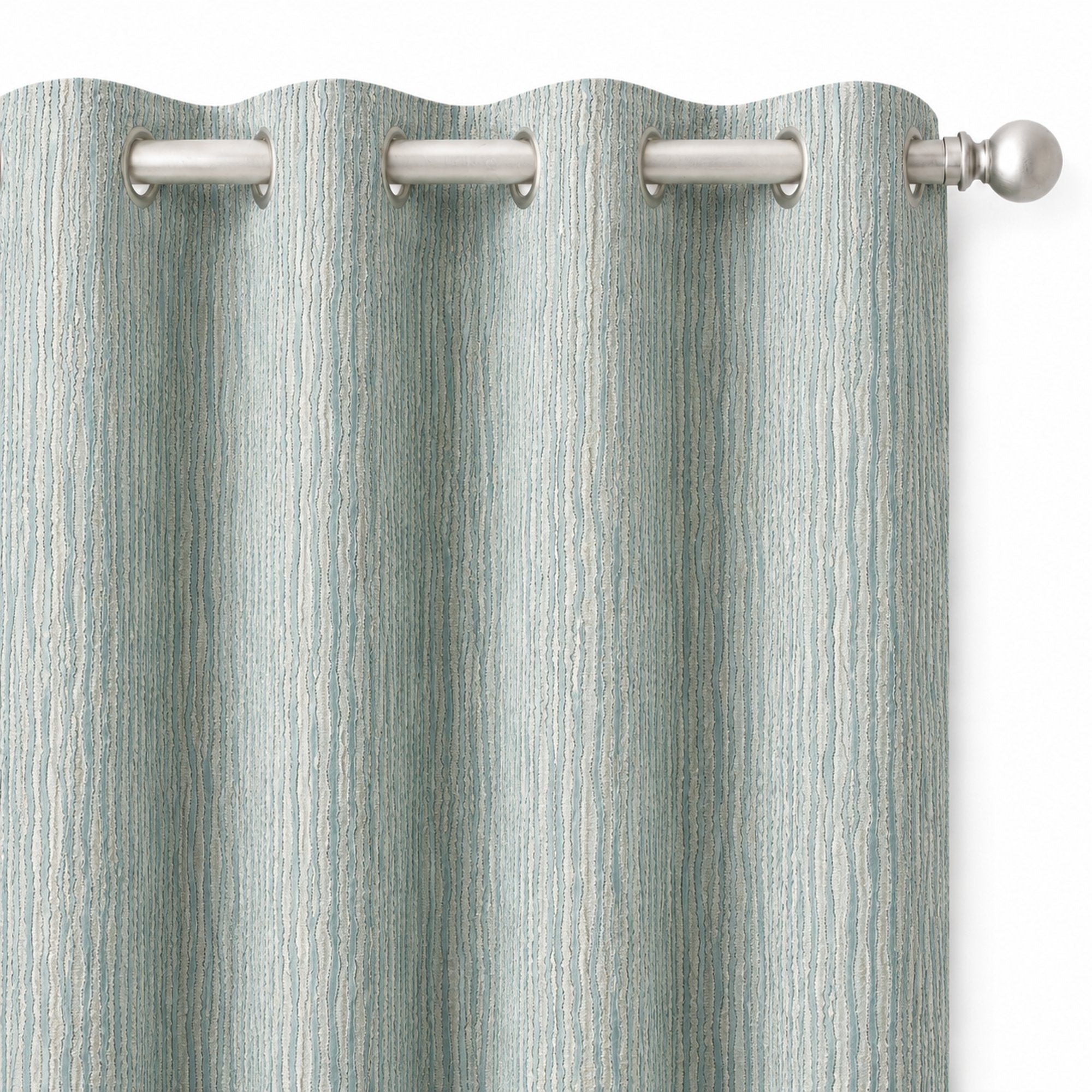 Elizabeth Fabric | Textured Striped Faux Silk Fabric | Drapery & Curtain Fabric