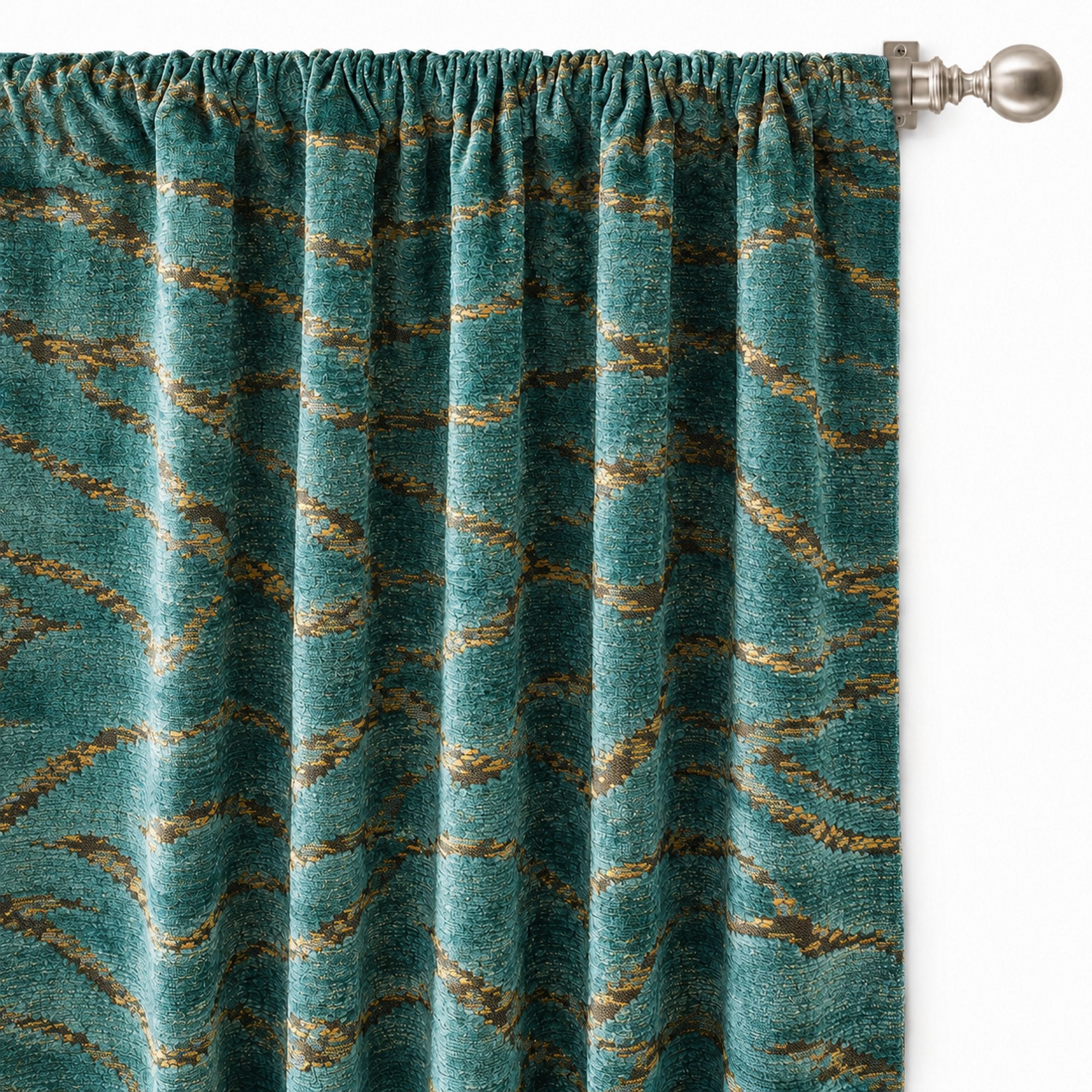 Empress Fabric | Animal Print Cut Velvet Fabric | Upholstery Fabric
