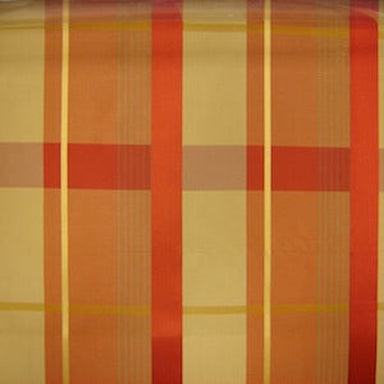 Feretti Fabric in color Coral is a Stripe Silk Fabric pattern good for Drapery & Curtain Fabric