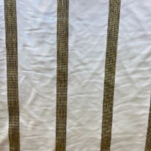 Ferraro Fabric | Two-Toned Stripe Silk Fabric | Drapery & Curtain Fabric