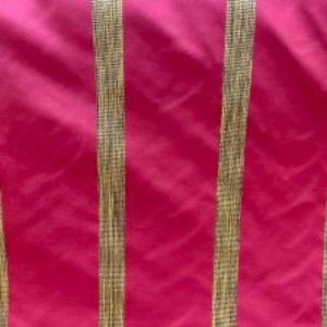 Ferraro Fabric | Two-Toned Stripe Silk Fabric | Drapery & Curtain Fabric