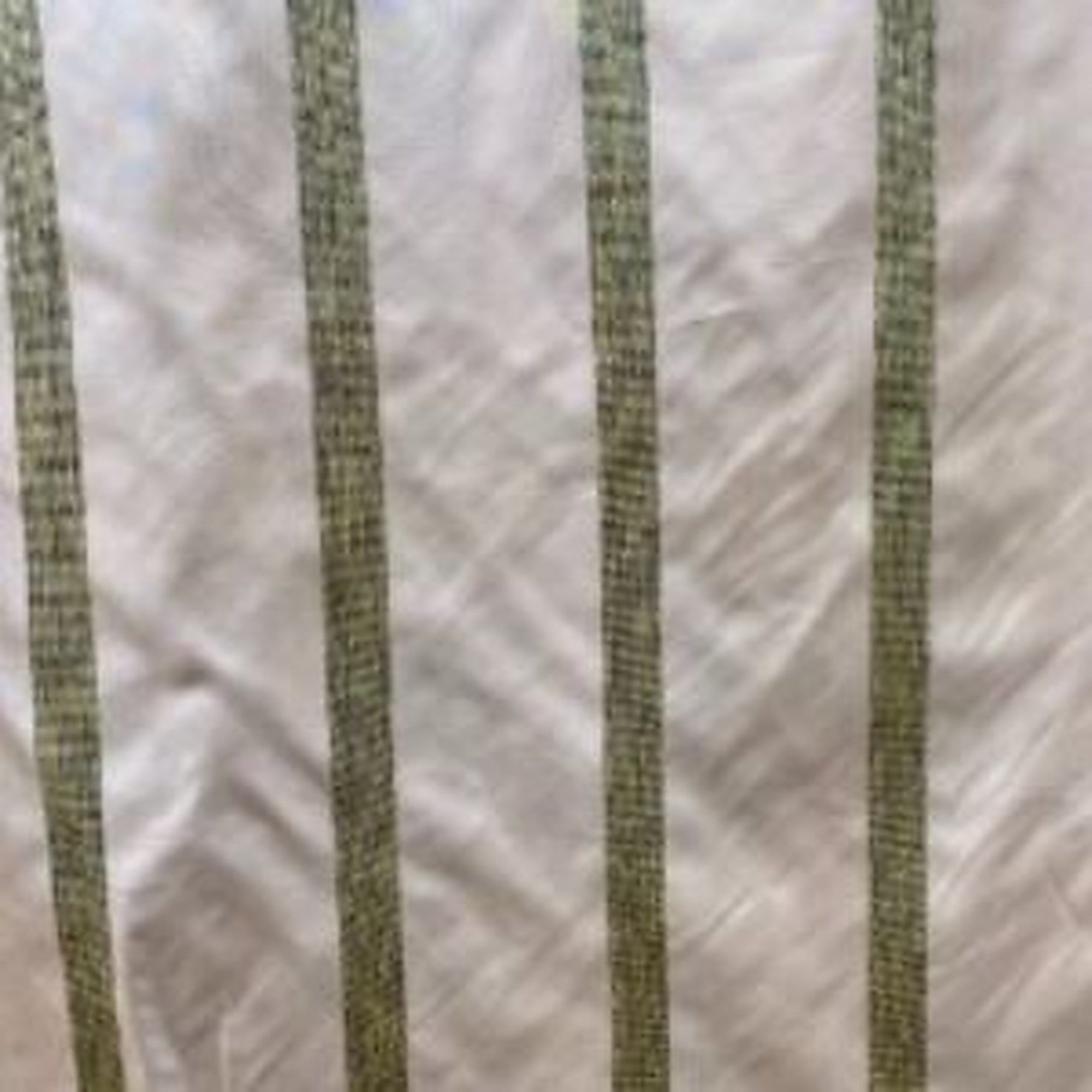 Ferraro Fabric in color Salmon is a Two-Toned Stripe Silk Fabric pattern good for Drapery & Curtain Fabric