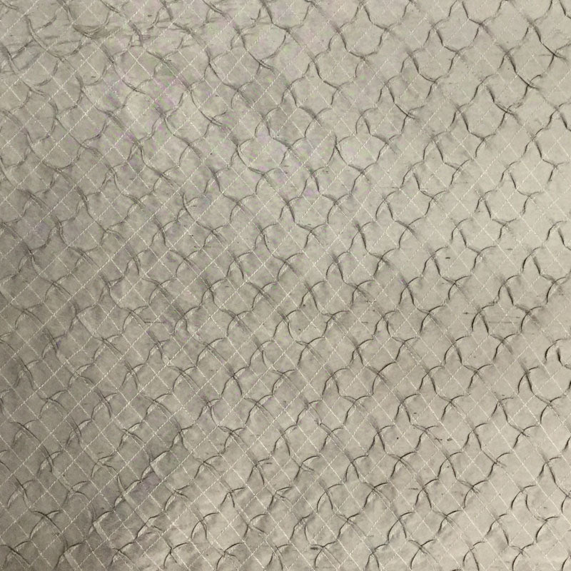 Glamour Fabric | Crushed Sold Diamond Shaped Silk Fabric | Drapery & Curtain Fabric