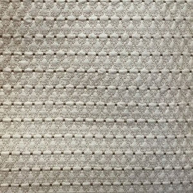 Griffith Fabric in color Champagne is a Embossed Triangle Geometric Silk Fabric pattern good for Drapery & Curtain Fabric